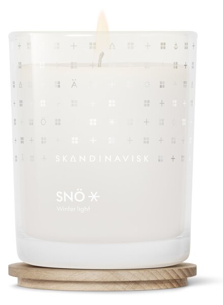 Vonná sviečka v skle SNÖ (sneh) 200 g