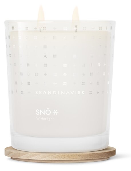 Vonná sviečka v skle SNÖ (sneh) 350 g