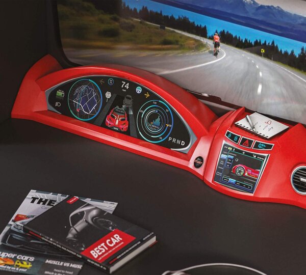 Detský písací stôl s nadstavbou CONCEPT CHAMPION RACER