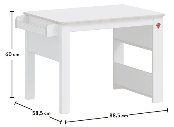 Detský písací stôl M MONTES WHITE