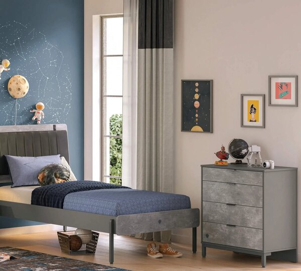 Študentská komoda SPACE GREY