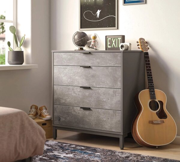 Študentská komoda SPACE GREY