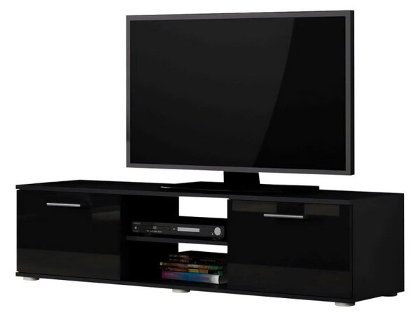Mirjan24 TV stolík 140 Boho B4, Farby: dub lefkas / dub lefkas + čierna 5902928942668