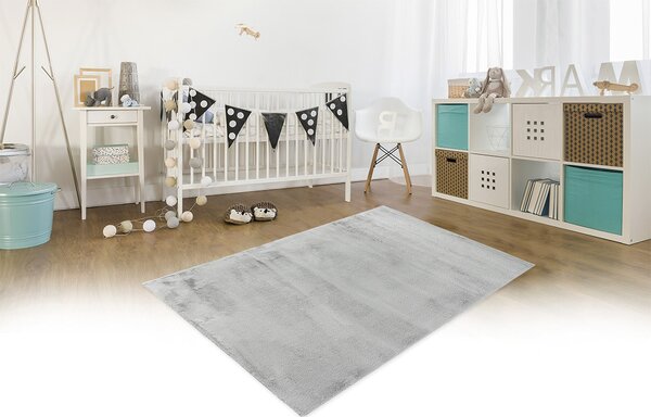 BO-MA , Kusový koberec Rabbit new 08 grey, 80x150, šedá, obývacia izba