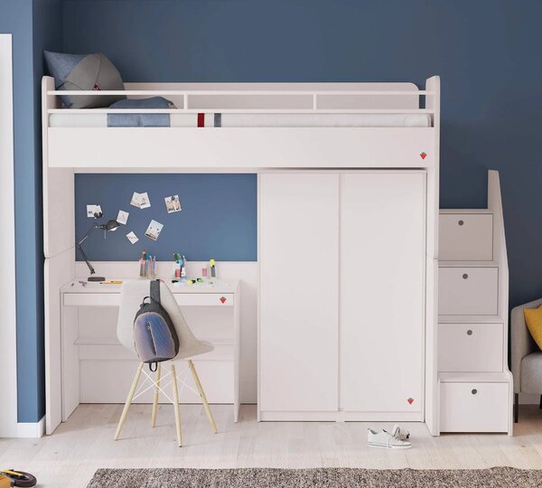 Študentská skriňa STUDIO MONTES WHITE