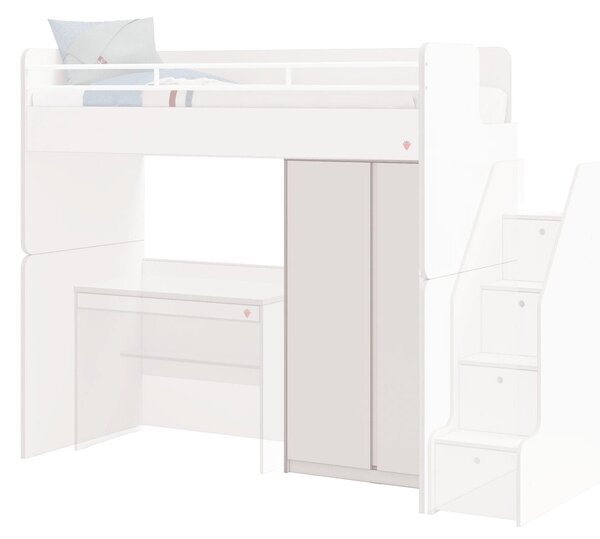 Študentská skriňa STUDIO MONTES WHITE