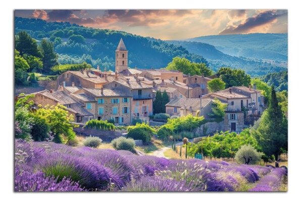Obraz na plátne Dedina v provence