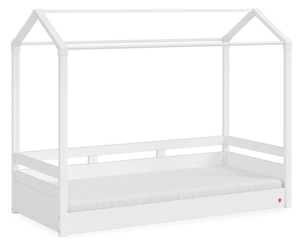 Detská posteľ - Domček 2 MONTES WHITE (90x200 cm)