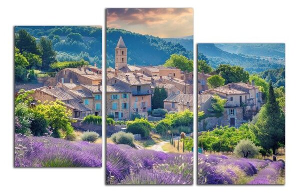 Obraz na plátne Dedina v provence