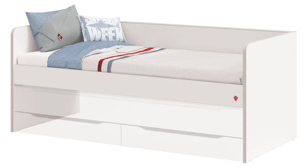 Študentská spodná posteľ STUDIO MONTES WHITE (90x200 cm)