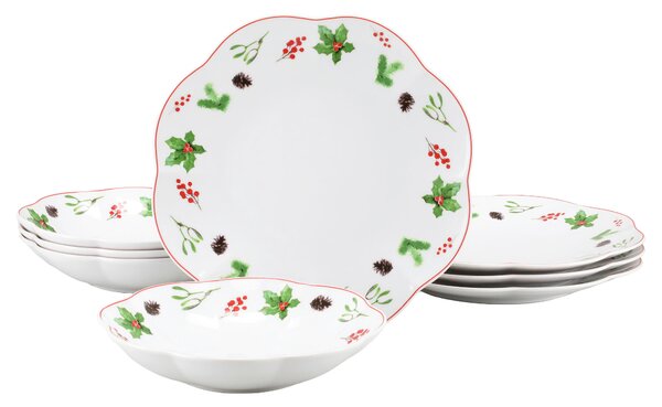 JEDÁLENSKÝ SERVIS Naomi Weihnachten 8-dielne Creatable - Jedálenské sety, Online Only