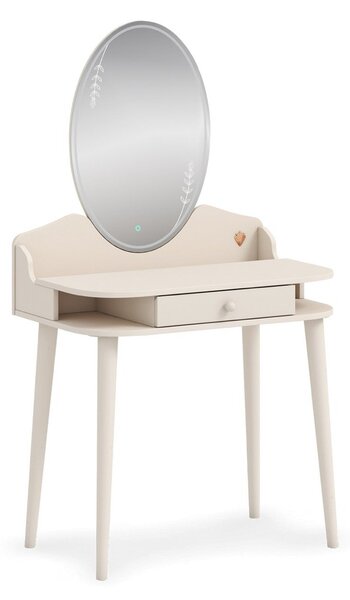 Kozmetický stolík so zrkadlom s podsvietením ELEGANCE