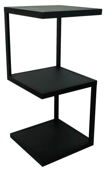REGÁL, čierna, železo, 25/54,5/25 cm Carryhome - Online Only drobný nábytok, Online Only