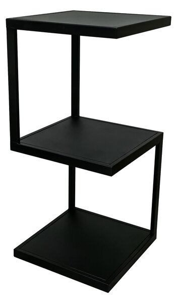 REGÁL, čierna, železo, 25/54,5/25 cm Carryhome - Online Only drobný nábytok, Online Only