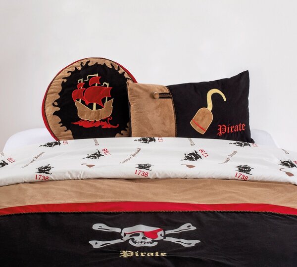Detský prehoz BLACK PIRATE (120 cm)