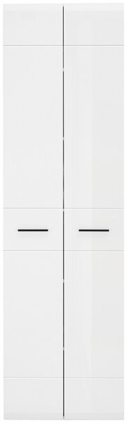 PREDSIEŇOVÁ SKRIŇA, antracitová, biela, biela s vysokým leskom, 60/206,2/41,6 cm Hom`in - Skrine do chodby