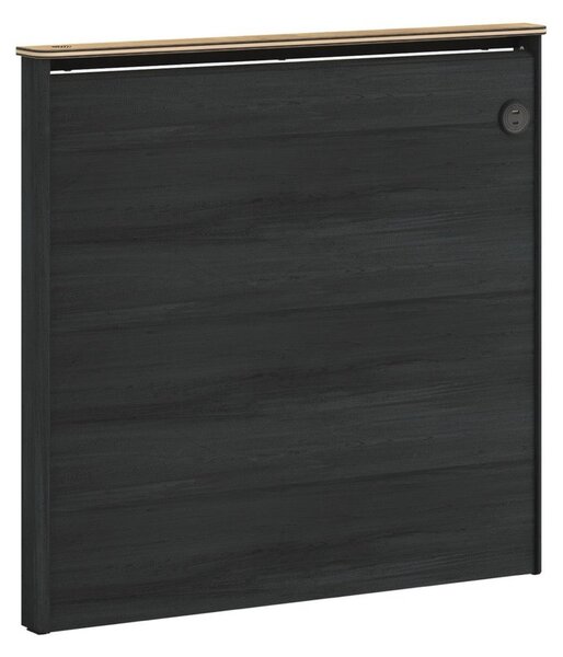 Čelo k posteli L BLACK (100 cm)
