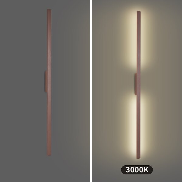 Brilagi - LED vonkajšie nástenné svietidlo LUNA LED/30W/230V 3000K IP65 150 cm hnedé CRI 90