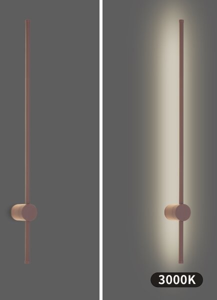 Brilagi - LED vonkajšie nástenné svietidlo AURA LED/20W/230V 3000K IP54 97 cm hnedé CRI 90
