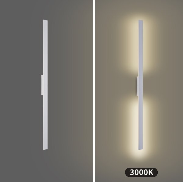 Brilagi - LED vonkajšie nástenné svietidlo LUNA LED/24W/230V 3000K IP65 100 cm biela CRI 90