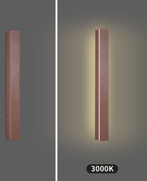Brilagi - LED vonkajšie nástenné svietidlo LINEAR LED/12W/230V 3000K IP65 50 cm hnedé CRI 90