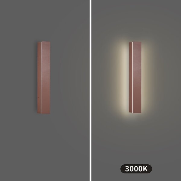 Brilagi - vonkajšie nástenné LED svietidlo LINEAR LED/8W/230V 3000K IP65 30 cm hnedé CRI 90