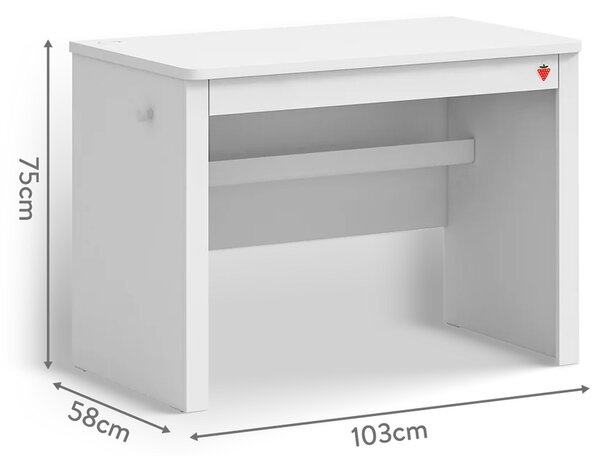Študentský písací stôl STUDIO VARIA WHITE