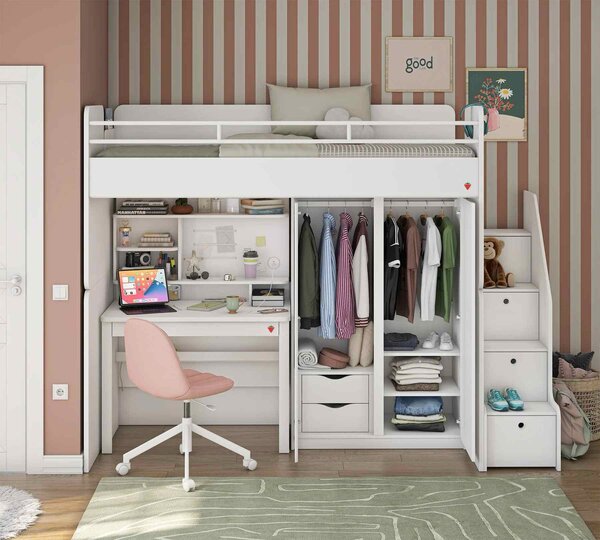 Študentská skriňa STUDIO VARIA WHITE