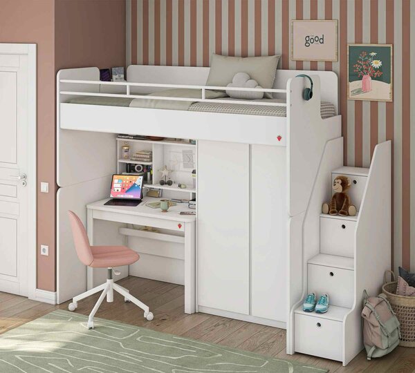 Študentská skriňa STUDIO VARIA WHITE