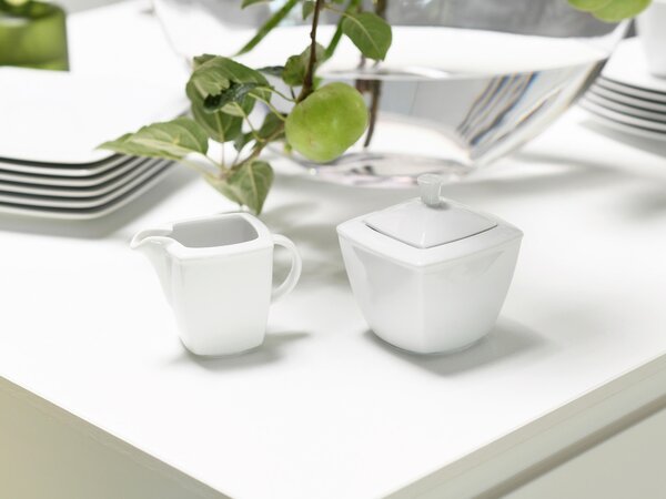SADA NÁDOB NA MLIEKO A CUKOR porcelán keramika Creatable - Jedálenské sety, Online Only