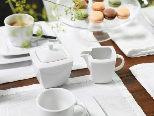 SADA NÁDOB NA MLIEKO A CUKOR porcelán keramika Creatable - Jedálenské sety, Online Only