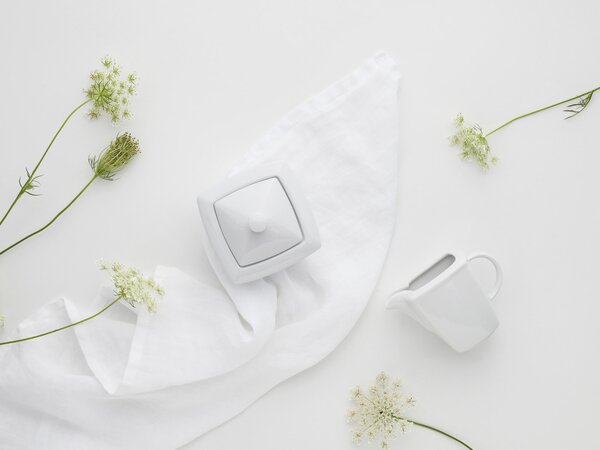 SADA NÁDOB NA MLIEKO A CUKOR porcelán keramika Creatable - Jedálenské sety, Online Only