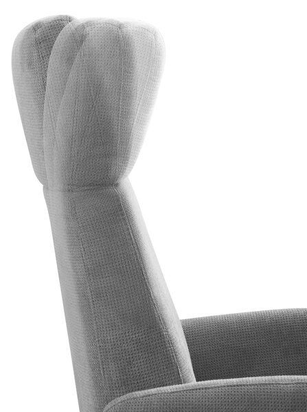 RELAXAČNÉ KRESLO, textil, sivá Sit & More - Online Only obývacie izby, Online Only