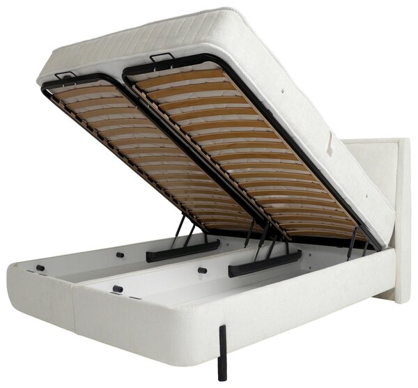 BOXSPRINGOVÁ POSTEĽ, 180/200 cm, biela Hom`in - Postele