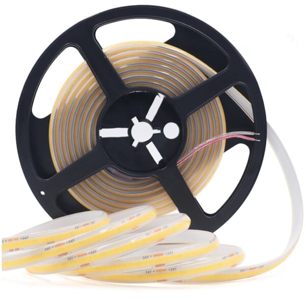 BERGE LED pásik COB - 12W/m - vodotesný - 5m - studená biela