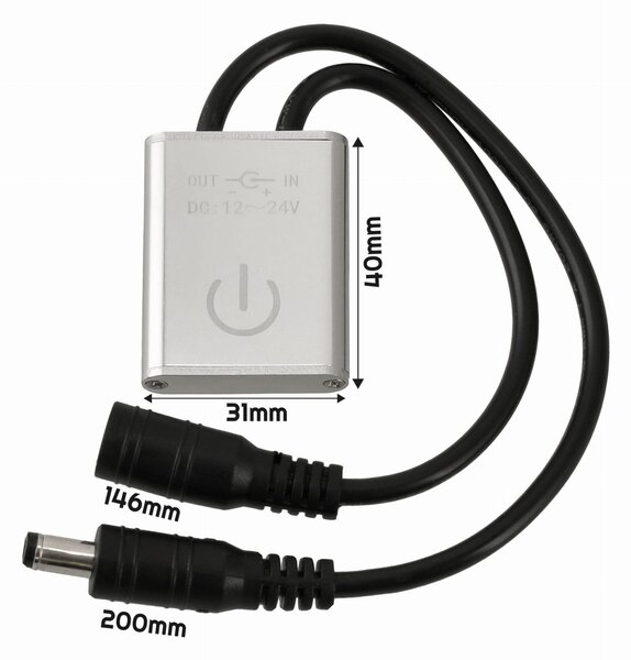 BERGE Vypínač so stmievačom pre LED pásky MONO COB