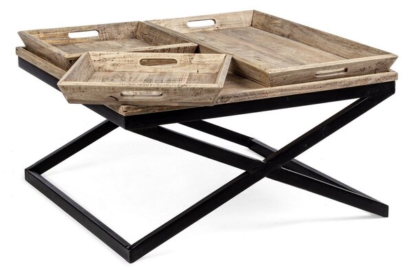 TRAY konferenčný stolík 90x90cm