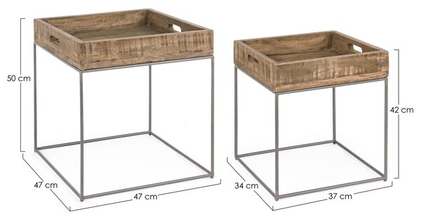 2SET NARVIK SQUARE konferenčný stolík