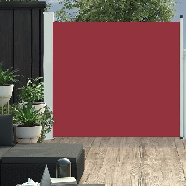 Maison Exclusive – Výsuvná bočná markíza, 170 × 300 cm, červená