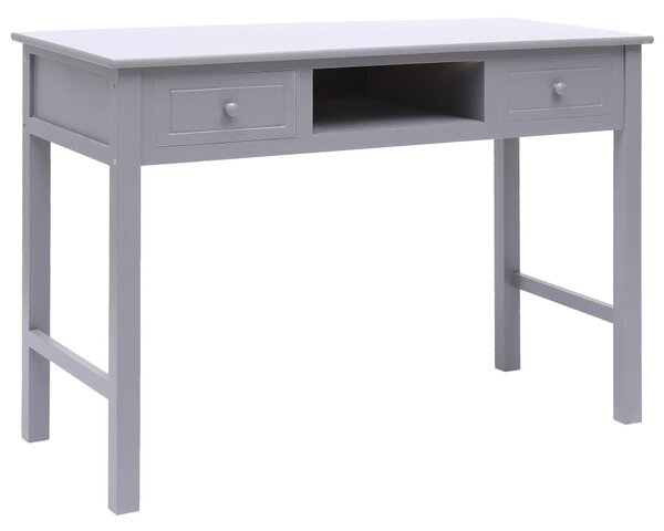 Maison Exclusive – písací stôl, sivý, 110 × 45 × 76 cm, drevo