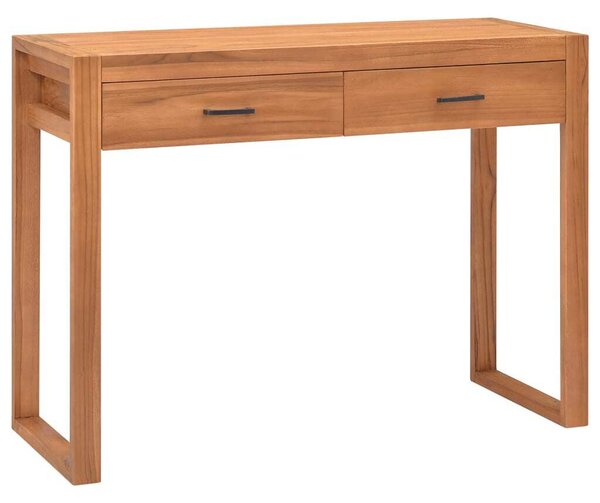 Maison Exclusive – písací stôl s 2 zásuvkami, 100 × 40 × 75 cm, teakové drevo