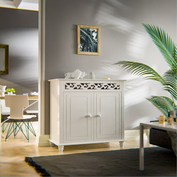 Casaria Komoda JERSEY, 76 x 65 x 35 cm, biela