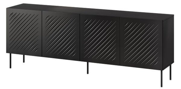 HALMAR Komoda Siena 200 cm černá