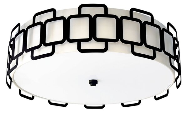 Stropné Lampa HINKLEY, Sabina, stmievateľné, Čierna, Obývacia izba, Kov, Moderný