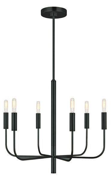 Lustre FEISS, Brianna, stmievateľné, Čierna, Obývacia izba, Kov