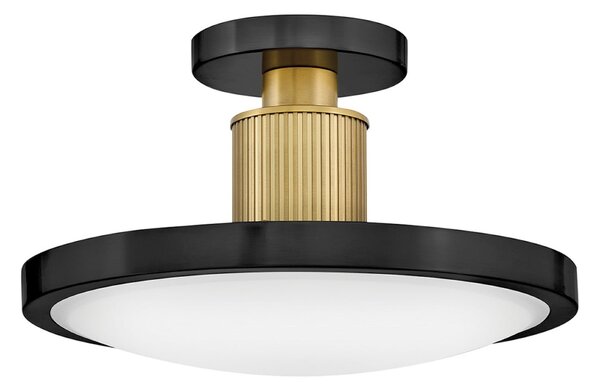 Stropné Lampa HINKLEY, Kieran, stmievateľné, Čierna, Obývacia izba, Kov, Vintage