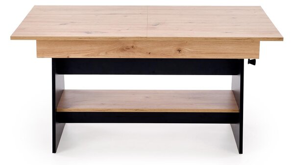 HALMAR Rozkládací konferenční stolek Erika dub artisan/černý