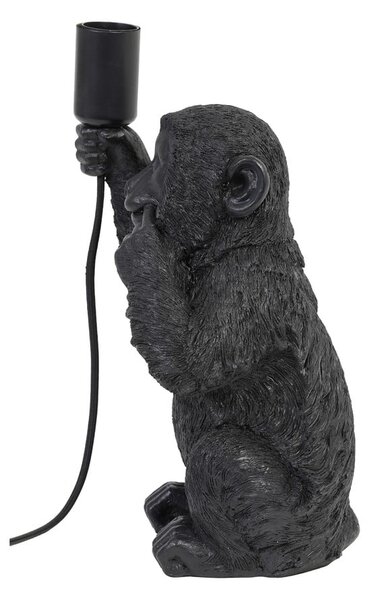 Čierna stolová lampa (výška 34 cm) Monkey - Light & Living
