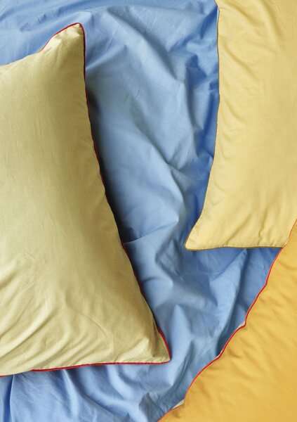 Bavlnené obliečky Aki Blue/Yellow 140 × 200 cm