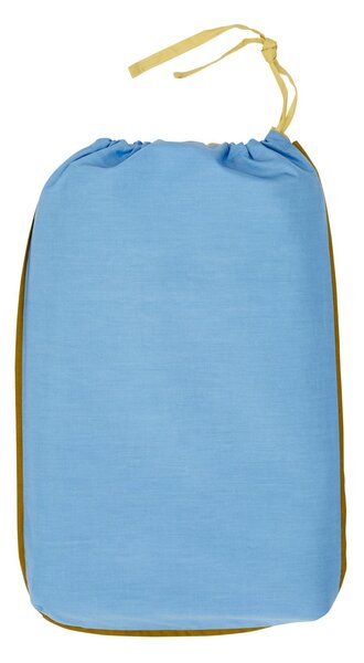 Bavlnené obliečky Aki Blue/Yellow 140 × 200 cm